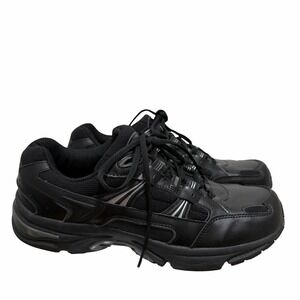 Vionic Mens 23 Walk Athletic Lace Up Sneakers US 12 EU 44 Black Comfort Shoe